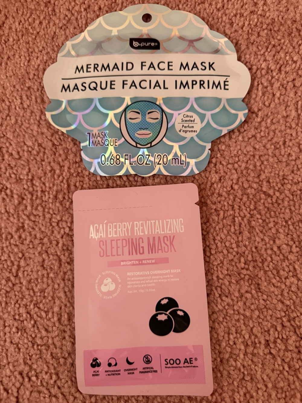 🔥10/$15 Soo Ae Sleeping Mask and Mermaid Mask